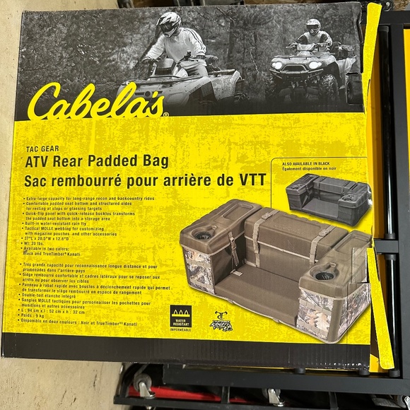 ATV Rear padded bag